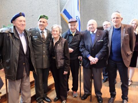 Veterans at 2018 Mickey Marcus Memorial