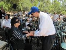 Zipporah Porath and Amb. Daniel Shapiro